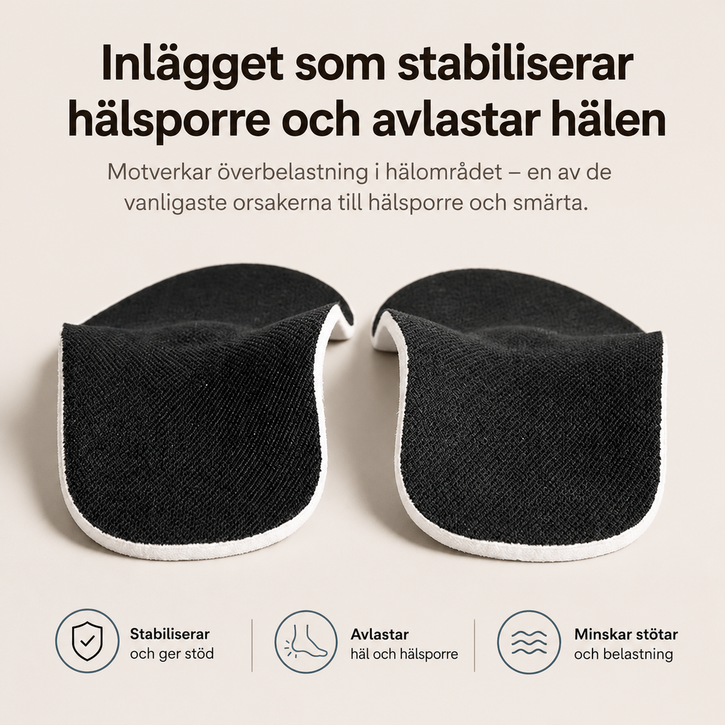 Needyknee FlexStep™ - Ortopediska stödsulor för bättre komfort hela dagen