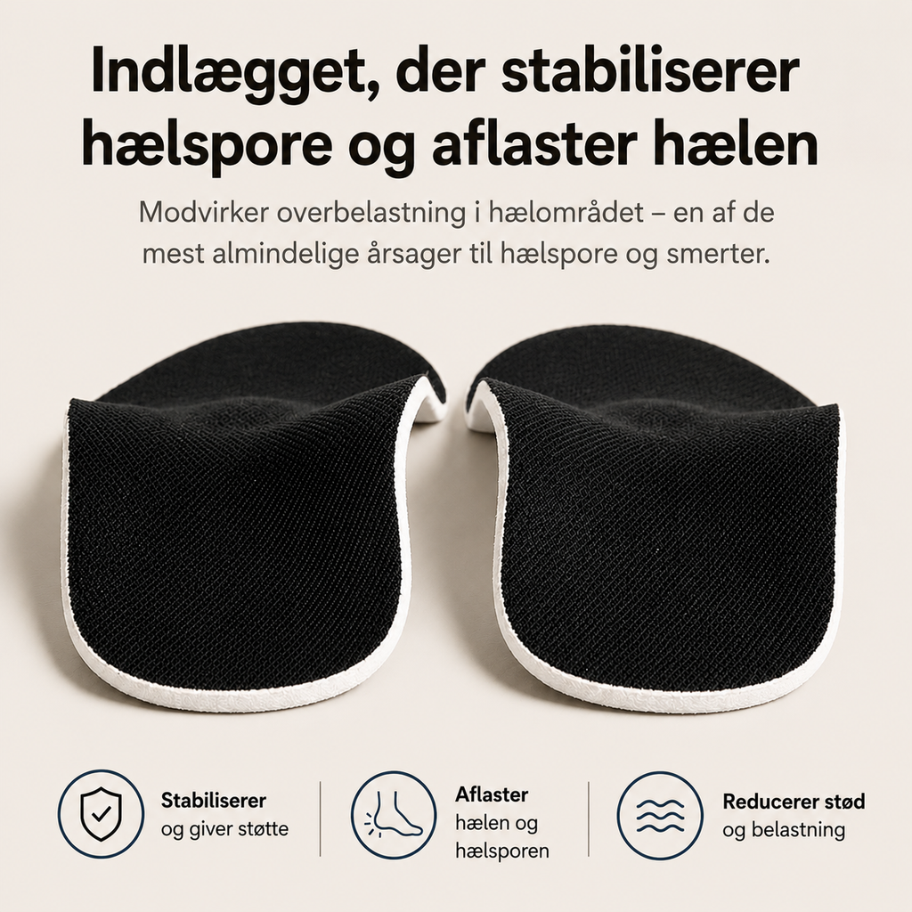 Needyknee FlexStep™ – Ortopædiske støttesåler for bedre komfort hele dagen