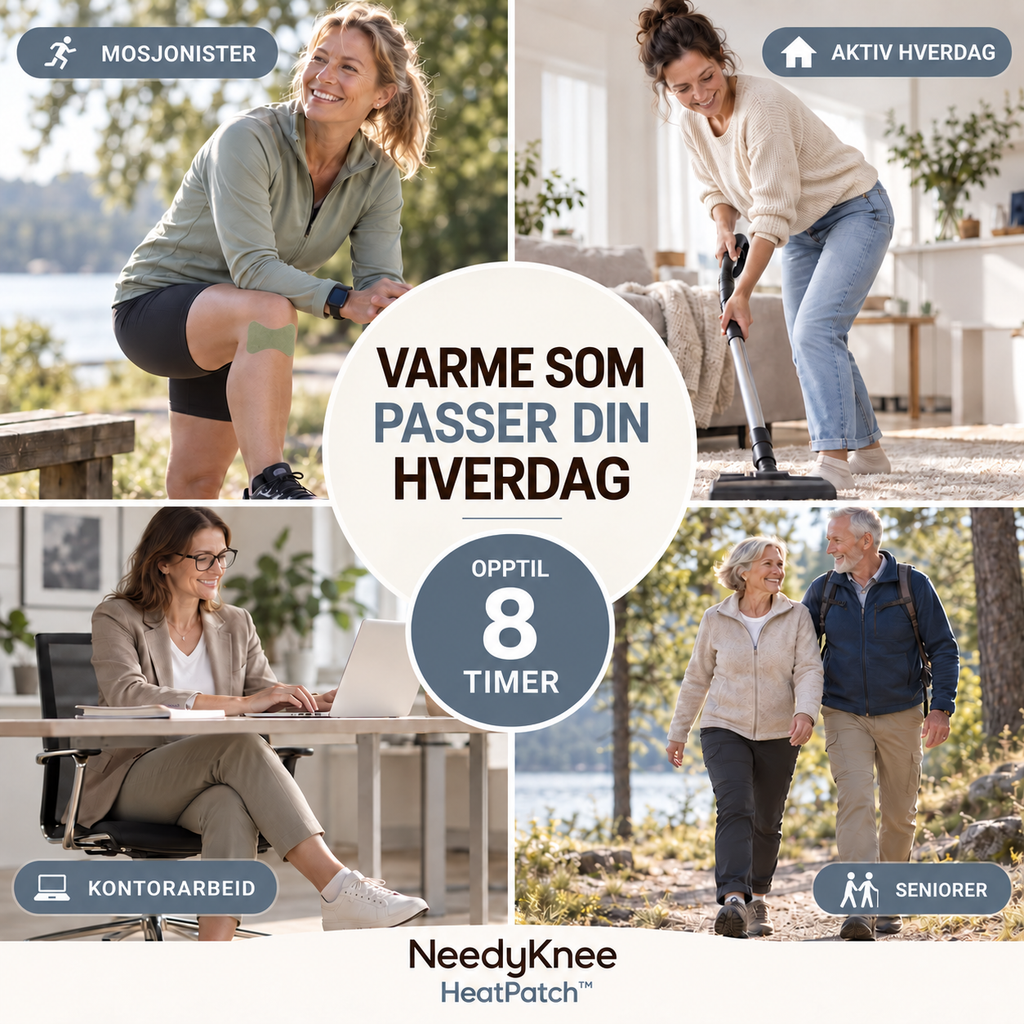 Selvvarmende kneplaster™ – 120 stk