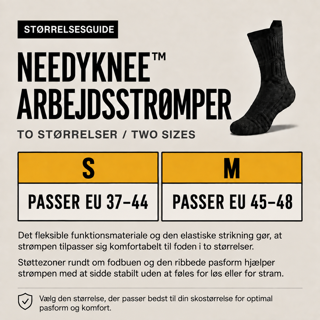 Needyknee™ Arbejdssokker